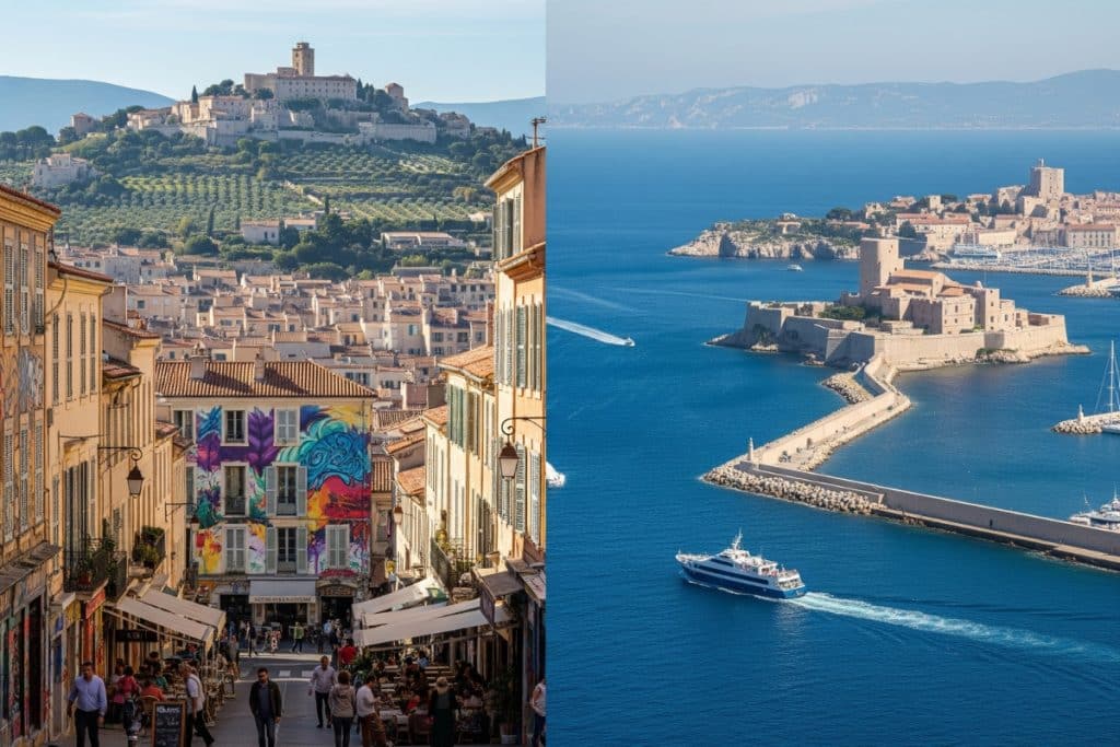 troisième jour à Marseille entre Cours Julien îles du Frioul Château d’If et villages de Provence