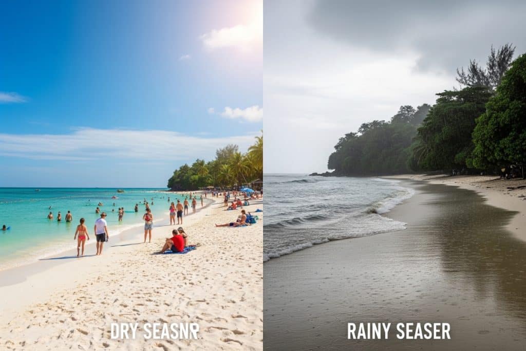 Zanzibar saison sèche vs pluies