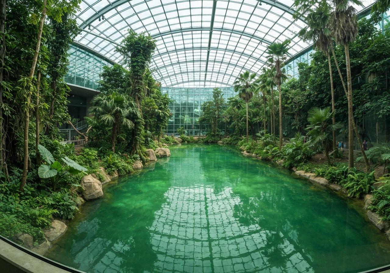 Habitat immersif tropical zoo Blijdorp Rotterdam