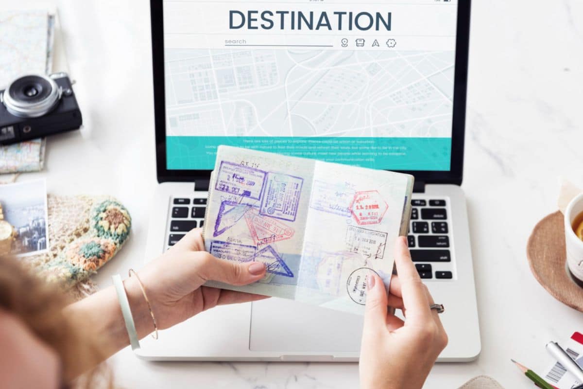 Passeport et destination voyage