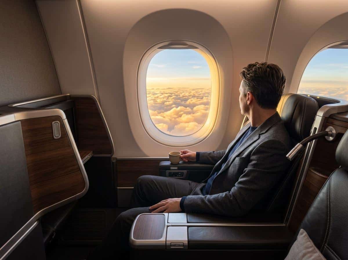 Meilleur place dans un avion long courrier